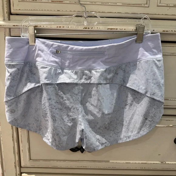 Women's Light Gray Athletic Shorts - Picture 2 of 2